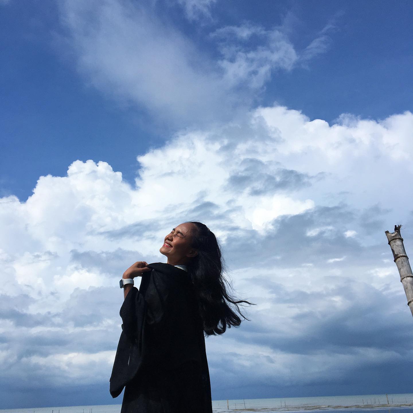 Customer wearing Sumo Vintage